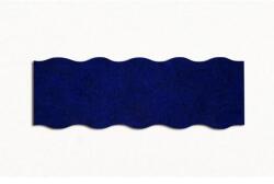  hullám akusztikus hangelnyelő falpanel, sötétkék öntapadós 97x33x3cm (APH-02)