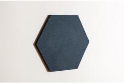  Noizero wall, akusztikus hangelnyelő falpanel hatszög, sötétszürke 55x48x2-3-4cm (AFP-04)