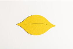  Noizero wall felt, akusztikus hangelnyelő falpanel levél, citrom 30x16x2-3cm (AFPH-53)