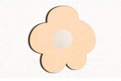  virág akusztikus hangelnyelő falpanel, pezsgő/fehér öntapadós 65x65x3cm (APV-01)