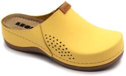 LEON 930 LEON Comfort női bőr klumpa (LEON5405-sárga bakar42)