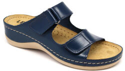 LEON 905 LEON Comfort női bőr papucs (LEON949-kék40)