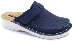 LEON V263 LEON Comfort női bőr klumpa (LEON5538-kék bakar40)