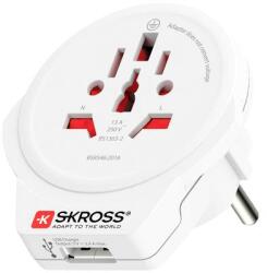 SKROSS 1500266 Úti adapter 1 db (SKR-WORLDTOEUUSB)