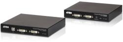 ATEN 177286 USB DVI Dual View HDBaseT 2.0 KVM Extender (1920 x 1200 @100 m), hálózati kiegészítő (CE624-AT-G)