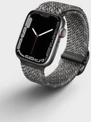 Uniq Aspen Designer Edition Apple Watch S3/4/5/6/7 Fonott Szíj - 42/44/45 mm, Szürke (UNIQ-45MM-ASPDEPGRY)
