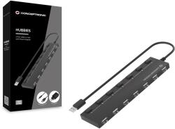 Conceptronic Hub -BIES08BP USB 2.0 Hub - 7 Port (HUBBIES08BP)