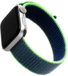 FIXED 224768 Nylon Strap for Apple Watch 38/40/41 mm, neon blue (FIXNST-436-NEBL)