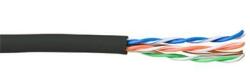 ACT 201249 CAT5e U-UTP Installation cable 100m Black, Hálózati kábelek (EP590H)