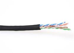 ACT 202868 CAT6 U-UTP Installation cable 100m Black, Hálózati kábelek (EP890H)