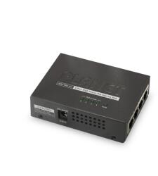 PLANET 151627 PLANET Gigabit Ethernet PoE+ Injector Hub, 802.3at, hálózati kiegészítő (HPOE-460)