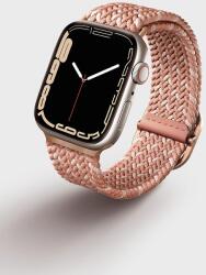 Uniq Aspen Designer Edition Apple Watch S3/4/5/6/7 Fonott Szíj - 38/40/41 mm, Rózsaszín (UNIQ-41MM-ASPDECPNK)