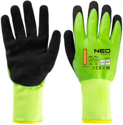 NEO TOOLS Munkakesztyű, AquaWinter, hőszigetelt, vízálló, dupla latex bevonatú poliészter, 10 (NEO-97-614-10)