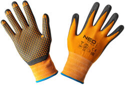 NEO TOOLS Munkakesztyű, nylon, csúszásgátló pöttyökkel, 4131X, 11 (NEO-97-621-11)