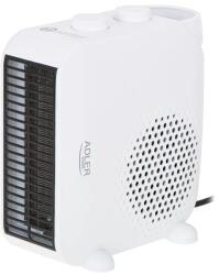 Adler Fehér 2000 W-os termoventilátor, 2 fokozat, termosztáttal, hűtés-fűtés (84953)