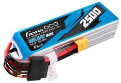 Gens ace G-Tech 2500mAh 22.2V 80C 6S1P Lipo Battery Pack with XT60 plug (GEA256S80X6GT) - kontaktor