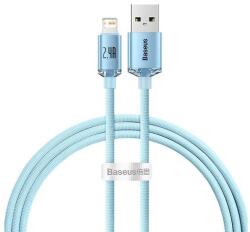 Baseus Kábel USB do iP Baseus Crystal Shine, 2.4A, 1.2m (niebieski)