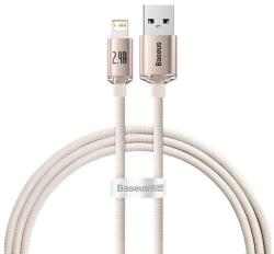 Baseus Kábel USB do iP Baseus Crystal Shine, 2, 4A, 1, 2 m (rózsa)