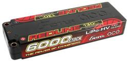 Gens ace Redline Series 6000mAh 7.6V 130C 2S2P HardCase 57# HV Lipo Battery (GEA60002S13L5) - kontaktor