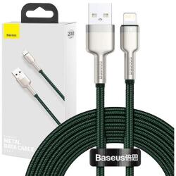 Baseus Cafule USB-Lightning kábel, 2, 4A, 2m (zöld)