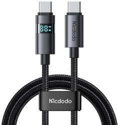 Mcdodo CA-5610 USB-C-USB-C kábel, 100W, LED kijelző, 1, 2m