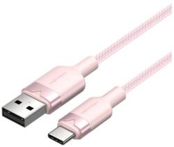 Vention USB 2.0 A - USB-C 3A Vention CTNPF 1M kábel (rózsaszín)