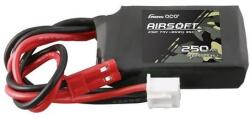 Gens ace 250mAh 7.4V 35C 2S1P Airsoft Gun Lipo Battery with JST-SYP Plug (GEA2502S35J) - kontaktor
