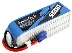 Gens ace 5600mAh 80C 22.2V 6S1P Lipo Battery Pack with EC5 plug (GEA6S560080E5) - kontaktor