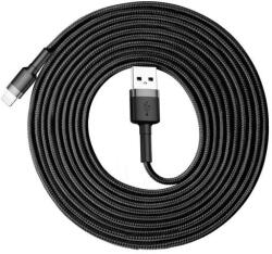 Baseus Cafule USB-Lightning kábel, 2A, 3m (szürke-fekete)