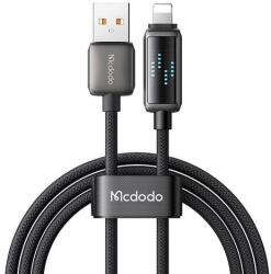 Mcdodo CA-5250 USB-A Lightning kábel, LED kijelző, 1.2m