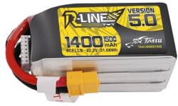 Tattu R-Line 5.0 akkumulátor 1400mAh 22.2V 150C 6S1P XT60 (TAA14006S15X6)