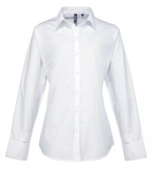 Premier PR307 Női hosszu újju ing White - S-R (pr307wh-s-R)
