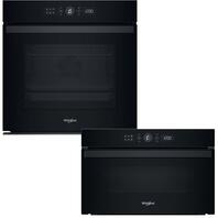 Whirlpool WOI4S8CM1SBA Beépíthető sütő + Whirlpool WMD44MB Beépíthető mikrohullámú sütő, fekete