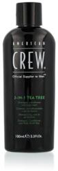 American Crew 3-IN-1 Tea Tree 100 ml sampon minden hajtípus férfiaknak