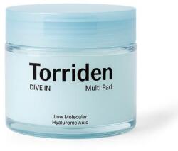 Torriden Dive In Low Molecular Hyaluronic Acid Multi Pad sminkeltávolító nedves törlőkendők minden bőrtípus 160 ml