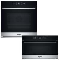 Whirlpool WOI5S8PM1SXA Beépíthető sütő + Whirlpool WMD54MX Beépíthető mikrohullámú sütő, inox