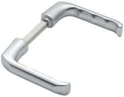 HOPPE - Pereche de manere de usa din aluminiu London 113H pentru usi de intrare in apartament - argintiu [6168371] (6168371) - bricolaj-mag
