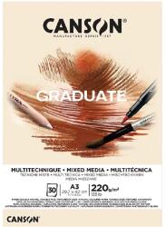 Canson Graduate Mixed Media rajzpapírtömb A3 200g natúr (C400110369)