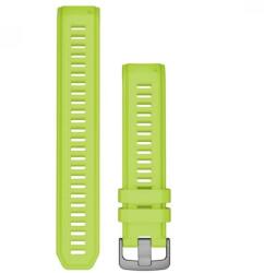 Garmin Instinct 2 óraszíj 22mm electric lime szilikon (010-13105-02)