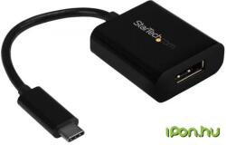 StarTech USB 2.0 Type C DisplayPort Átalakító Fekete 18cm CDP2DP (CDP2DP)