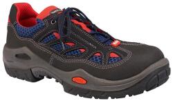 JALAS Pantofi de protectie Jalas RESPIRO, S3 SRB ESD, albastru/negru/rosu, mas. 36 (3700R/36) - bricolaj-mag