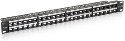 EQUIP 48-Port Keystone Cat. 6 Unshielded Patch Panel 769248 (769248)