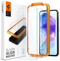 Spigen GlastR Alginmaster Full kijelzővédő üveg Samsung Galaxy A55 5G 2db (S95773)