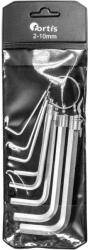 Fortis Set chei hexagonale in L Fortis, 2-10mm, 9 piese (4317784729994) - bricolaj-mag Cheie imbus