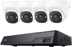 REOLINK NVS8-5MD4 5MP IP kamera szett 4 turret kamerával 4mm beépített 2TB HDD-vel (NVS8-5MD4)