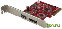 StarTech 2-Port USB 3.1 (10Gbps) and eSATA PCIe Card (PEXUSB311A1E)
