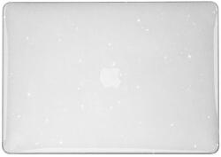 Tech-protect SmartShell Műanyag hátlap védőtok Apple MacBook Air 13 (2022 / 2023 / 2024) csillogó átlátszó