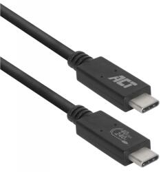 Act Connectivity USB 4.0 Type C Összekötő Fekete 80cm AC7451 (AC7451)