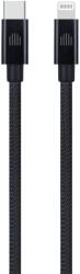 DVICED USB 2.0 Type C Lightning Töltő/adat Fekete 25cm DV120004 (DV120004)