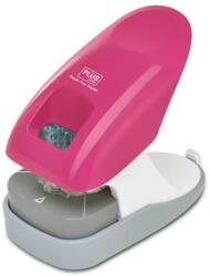 PLUS Corporation Kapocs nélküli tűzőgép asztali 10 lap rózsaszín (31262)
